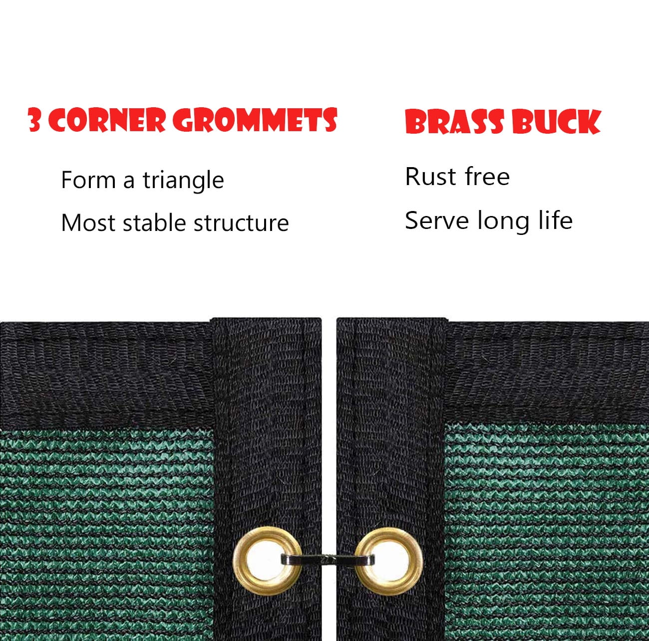 Bibana 6ft x 50ft Privacy Fence Screen Windscreen Shade Cloth for Garden and Balcony - Green