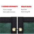 thumbnail image 4 of Bibana 6ft x 50ft Privacy Fence Screen Windscreen Shade Cloth for Garden and Balcony - Green, 4 of 7
