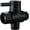 Matte Black, variant on Brass Shower Arm Diverter Valve for Hand Held Showerhead and Fixed Spray Head,G 1/2 3-Way Bathroom Universal Shower System Replacement Part (Matte Black)