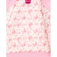 thumbnail image 3 of Chaqueta Barbie para niñas pequeñas French Terry Varsity Pink 4, 3 of 6