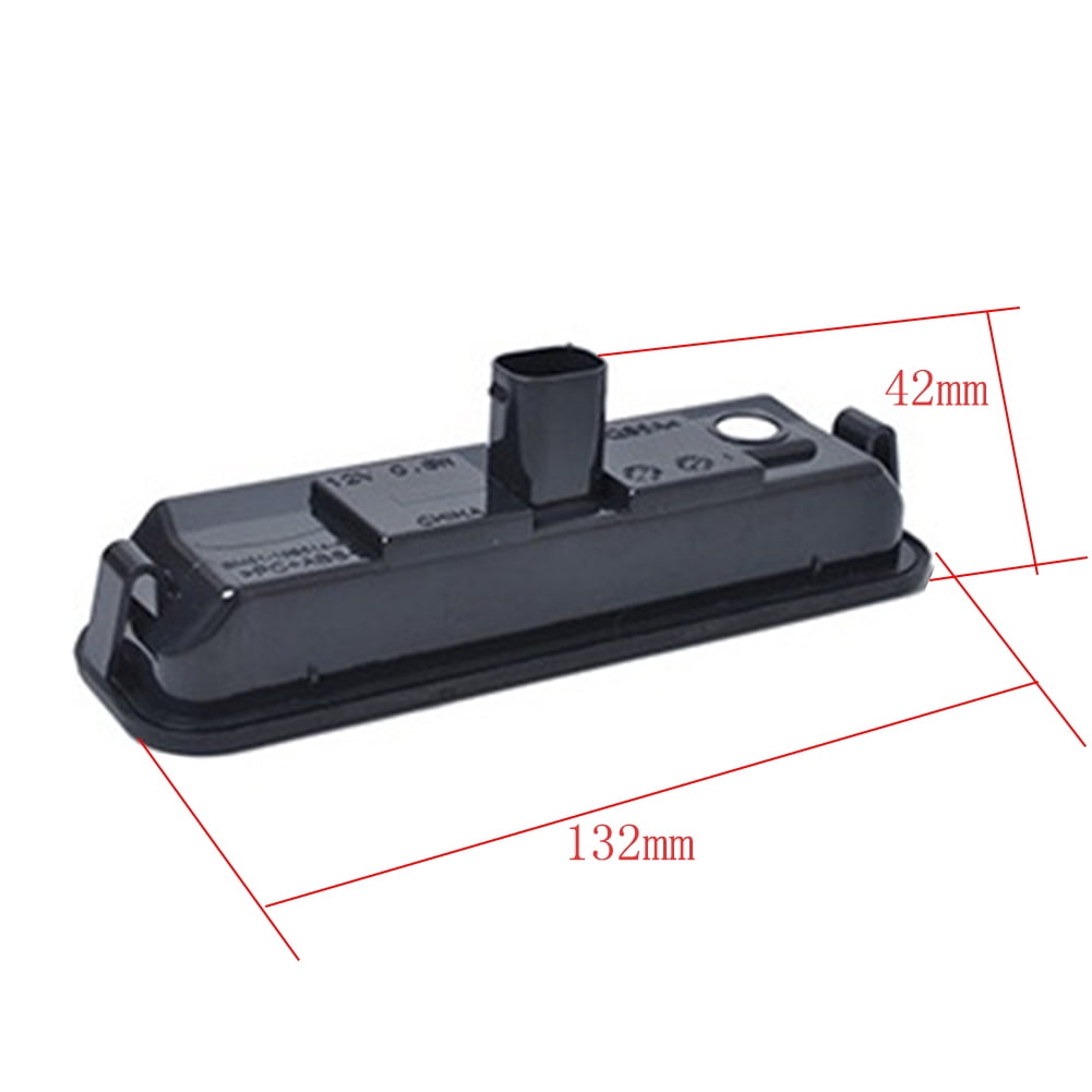 GZYF 1PC License Plate LED Light & Micro-switch Button Fit For Ford Focus M3