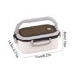 thumbnail image 3 of Uuiauoio Double-layer Adults Bento Lunch Box,Salad Container Salad Bowl,Leakproof Lunch Box Divided Food Meal Storage Containers Stackable 2 Layer for Picnic, 3 of 6