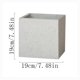 thumbnail image 2 of Macetas for Plantas, Piso De Concreto Simple, Macetas Grandes for Interiores, Plantas Verdes, Cultivo De Flores, Sala De Estar, Decoración De Balcón, Macetas Cuadradas, 2 of 7