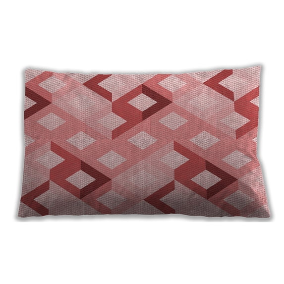 Ahgly Company Indoor Rectangular Contemporary Lumbar Throw Pillow, 13 inch by 19 inch