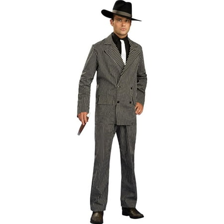 Zoot Suit Pattern - Men's Large 42-44 Gangster Pinstripe Costume Zoot Suit