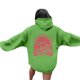 thumbnail image 1 of Sudadera con capucha Pink Palm Puff para mujer 2024 Everything Comes in Waves Verde S, 1 of 6