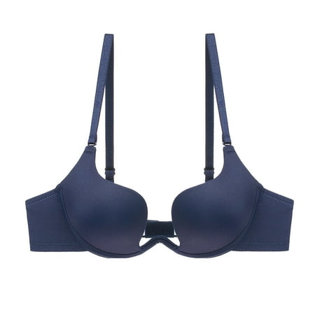 

HGWXX7 Lingerie for Women Plus Size Women U-shaped Back Baring Beauty Back Small Brassieres Underwear Bra