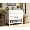 thumbnail image 3 of Elegant Kitchen and Bath 36 inch Single Bathroom Vanity in White, 3 of 10