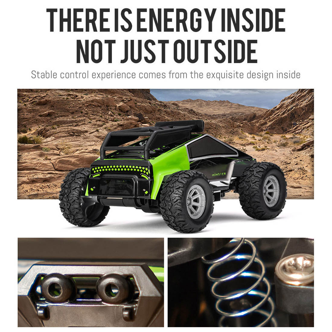 1/32 Mini Electric RC Drift Off-Road Car Model, 2.4G 20KM/H HighSpeed Racing Crawler Vehicle (RTR Version)