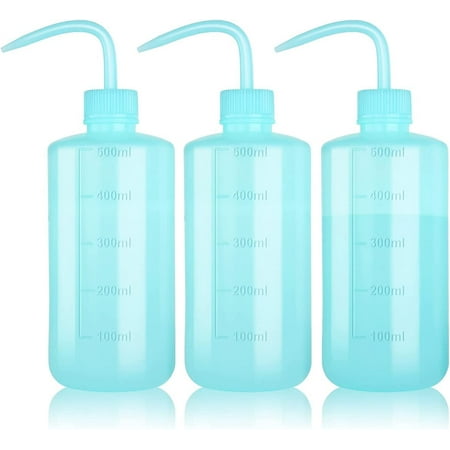 thumbnail: Jorzer 2x Tattoo Wasfles 500ml - Plastic Knijpflessen Met Maatverdeling Voor Tatoeages En Planten Watergeven