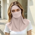 thumbnail image 2 of Full Face Sun Mask for Women Breathable UV Protection with Neck Coverage, Summer Outdoor Mask Pink Free size(Free Size), 2 of 6
