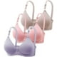 thumbnail image 1 of Pack de 3 sujetadores push up sin aros para mujer, top corto sexy con bustier, sujetador deportivo de entrenamiento con ajuste para yoga diario, fitness, deportes al aire libre, 1 of 5