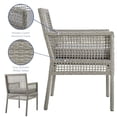 thumbnail image 3 of Modway Aura Outdoor Patio Wicker Rattan Dining Armchair, Multiple Colors, 3 of 8