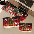 thumbnail image 4 of YIMEIS Merry Christmas Snowman Tree Fall Kitchen Rugs Set of 3, Xmas Holiday Kitchen Mat Decor Home Decorations, Green Christmas Mats for Kitchen Floor - 16''*24'' and 20''*30'' and 17''*47'' in, 4 of 10