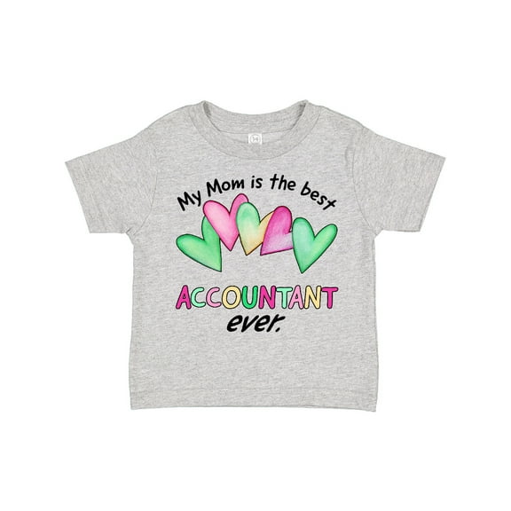 Inktastic My Mom is the Best Accountant Ever Boys or Girls Toddler T-Shirt