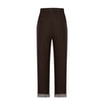 thumbnail image 5 of TaTaai Womens Casual Wide Leg Pants Linen Feel Drawstring Elastic Waist Solid Color Loose Trousers for Daily 1-Pack Gift, 5 of 5
