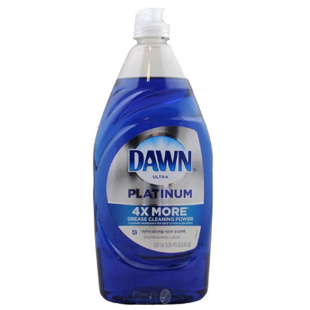 Dawn Platinum Grease Cleaning Power Refreshing Rain Scent 20.5 OZ (Pack