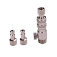thumbnail image 1 of Airbrush Quick Disconnect Coupler Release Fitting Adapter Connecter with Valve 1/8" Male Fitting 1/4" Female Connection Compatible with Paasche Airbrush, 1 of 7