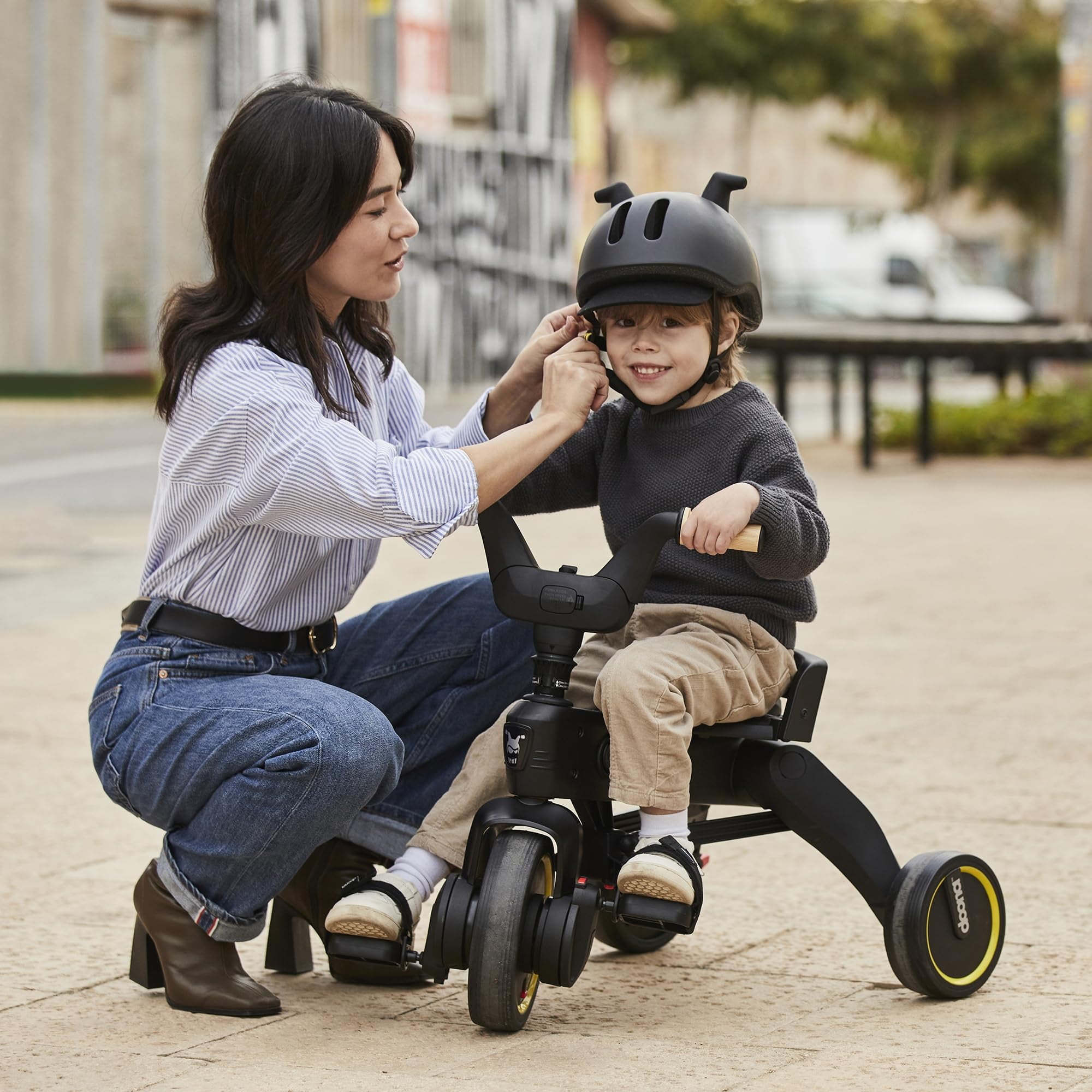 doona Liki Trike S5 プレミアム 折りたたみ三輪車 ブラック