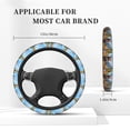 thumbnail image 2 of Yiaed Snowy Mountain Photography Bear Steering Wheel Cover,Universal 15 Inch Anti Slip Steering Wheel Protector Car Accessories Interior for Auto Truck SUV, 2 of 5