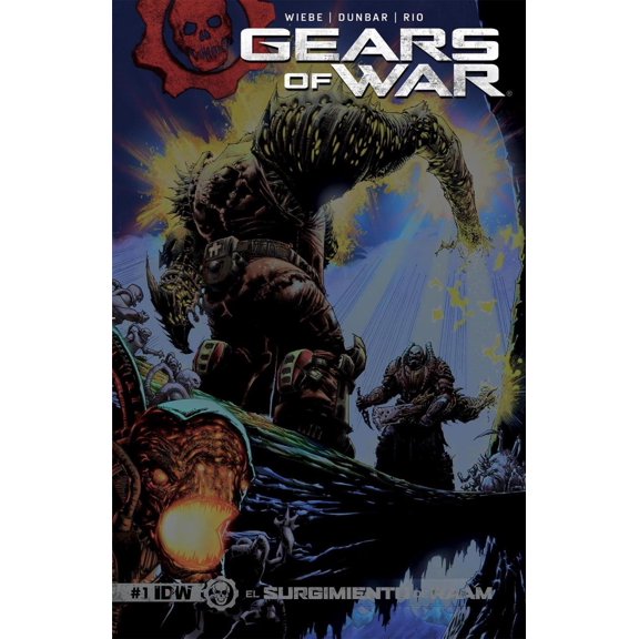 Gears Of Wars Brillante 1D Blanco