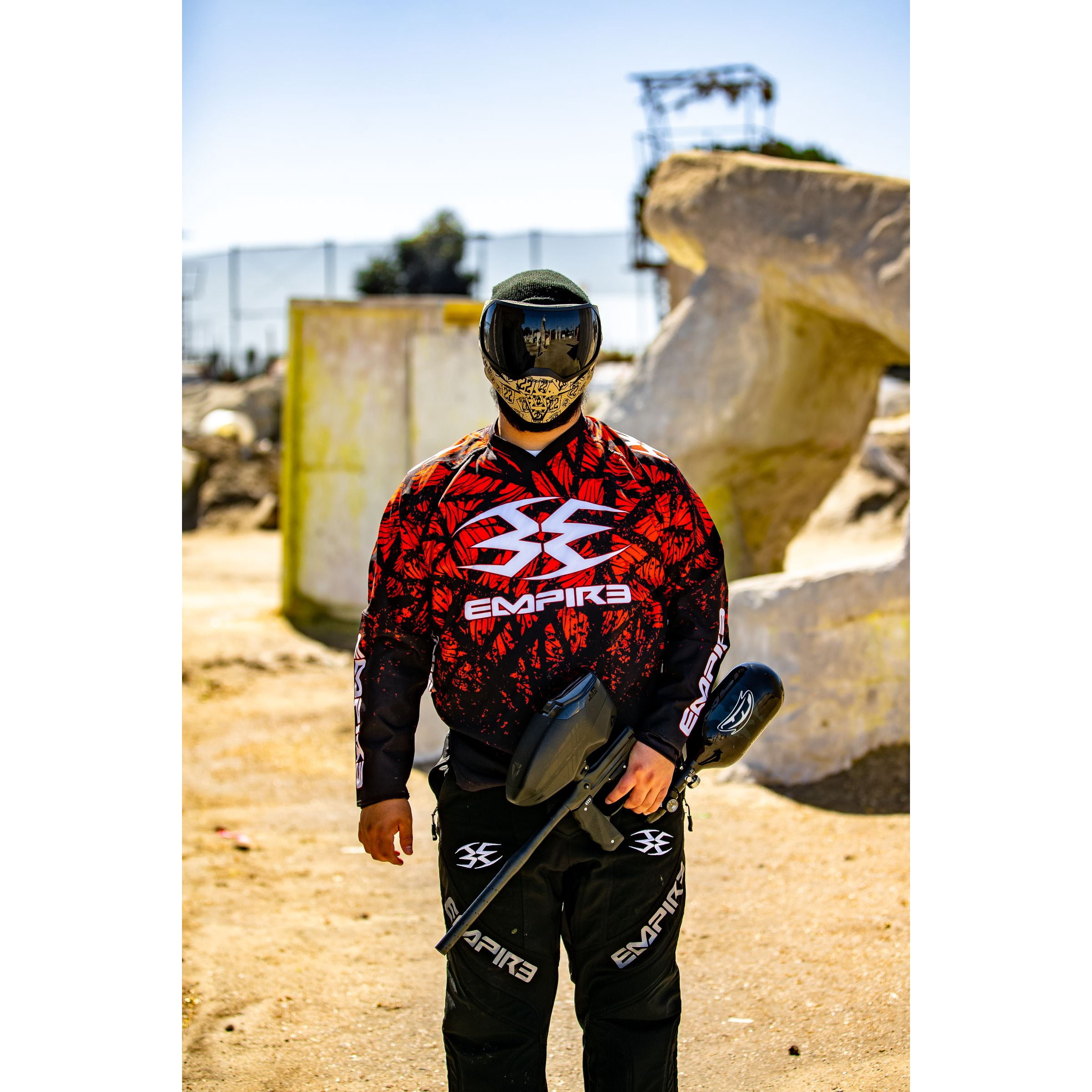 Empire EVS Paintball Mask Replacement Thermal HD Black Chrome Lens