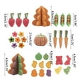 thumbnail image 2 of CIYISON Hamster Treat Rabbit Chew Toy Animal Chew Carrots Natural Nutrient Molar Toy, 2 of 15