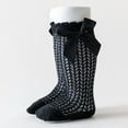 thumbnail image 2 of FAIWAD Baby Girls Princess Socks Bow Middle Calf Long Sock Toddler Stretchy Breathable Floor Socks, 2 of 3