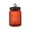 Red, variant on 23.7 Fl oz Vintage Glass Jar with Lid, Airtight Food Storage Container, Embossed Kitchen Canister with Pumpkin Knob Lid for Sugar, Coffee, Tea, Candy, Cookies, Pasta, Cereal, Decorative Pantry Jar