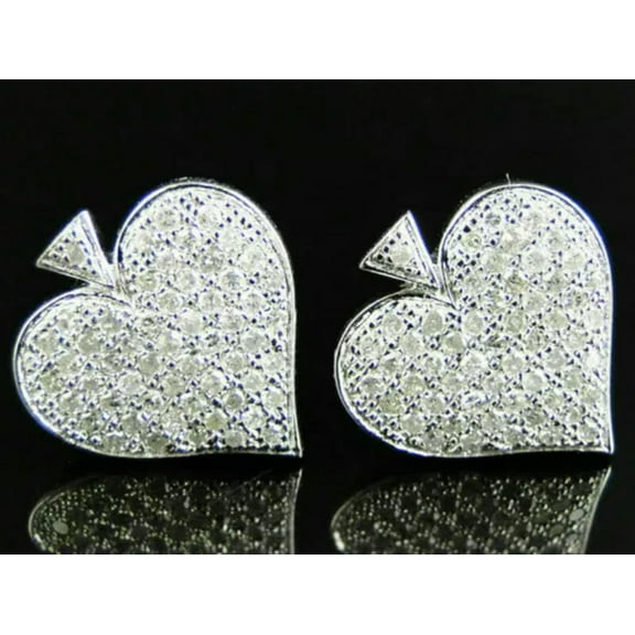 K-KED Gold Square Cube zircon Stud Earrings for Men Women Wedding Delicate Jewelry Gift A Pair-Style 9