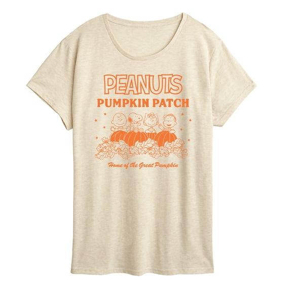 Peanuts - Pumpkin Patch - Women's Short Sleeve Graphic T-Shirt
