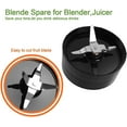 thumbnail image 3 of 2 Pack Replacement Part Compatible with Magic Bullet Mini Blender,250W MB1001 Series Spare Cross Blade Compatible with Magic Bullet Mini Juicer, Mixer and Food Processor, 3 of 6