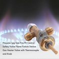 thumbnail image 2 of Valve de Sécurité de Contrôle de Foyer au Gaz Propane Lpg avec Thermocouple, 2 of 5