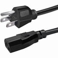 thumbnail image 1 of Chenchen 6Ft Universal AC Power Cord 10A 250V 16AWG 3 Prong Replacement Cable for Computer TV Monitor PC Laptop Printer M-I-039-1.8M, 1 of 1