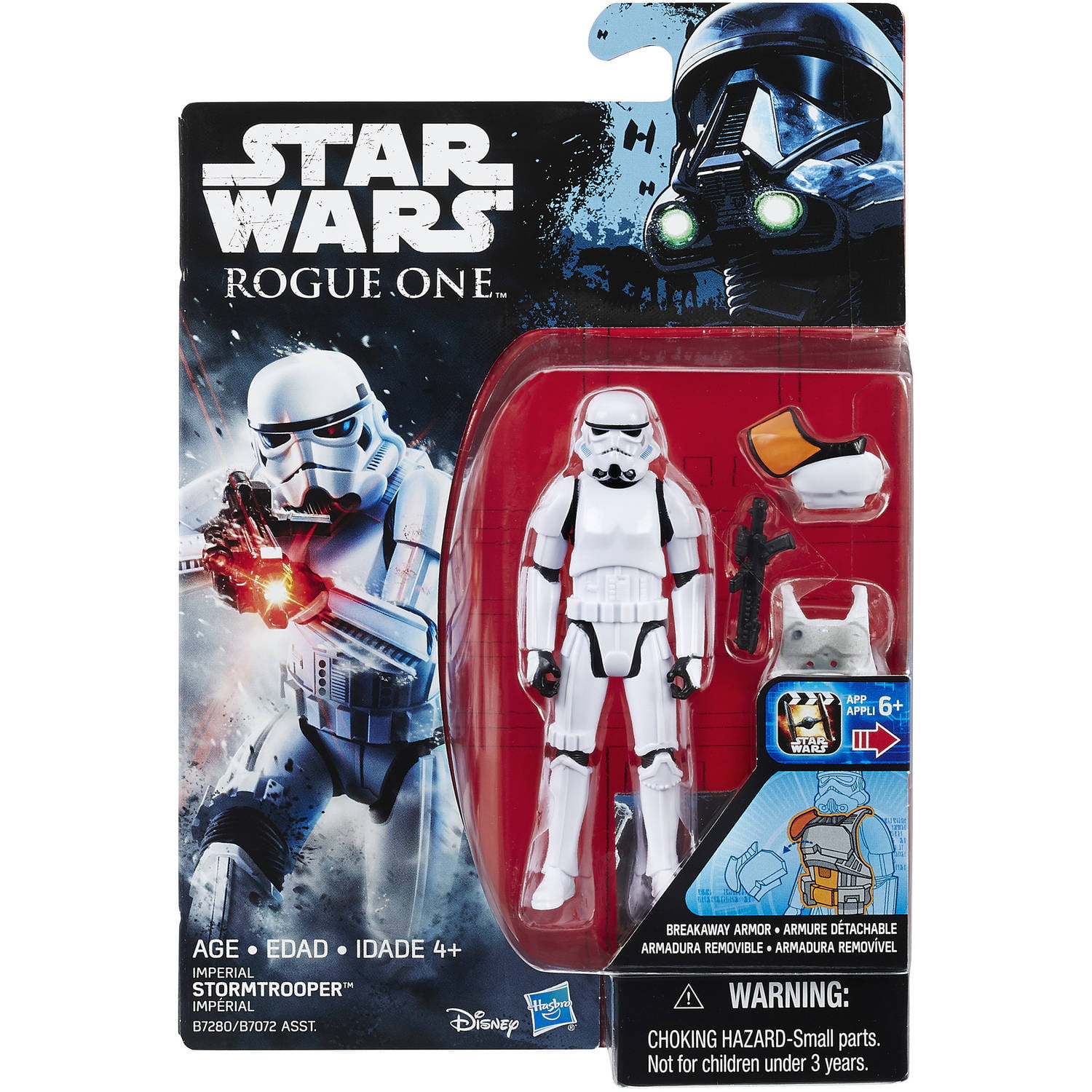 Star Wars Imperial Stormtrooper 3  inches tall 