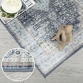 thumbnail image 4 of Tzou Vintage Living Room Area Rugs 5x7 - Super Soft Washable Oriental Traditional Distressed Carpets for Bedroom Home Office(Dark Gray), 4 of 7