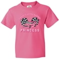 thumbnail image 3 of Inktastic Daddy's Racing Princess Pink Race Car Youth T-Shirt, 3 of 5