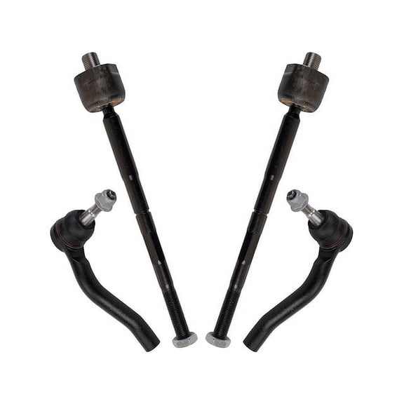 Front Inner and Outer Tie Rod End Set 4 Piece - Compatible with 2017 - 2022 GMC Acadia 2018 2019 2020 2021