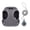 Gray, variant on No Pull Dog Harness with Tracker Holder, 3-in-1 Breathable Pet Vest Set with Leash & Case, Easy Step-in Adjustable Harness for Small Medium Dogs, Anti-Lost & Escape Proof (Black/Grey)