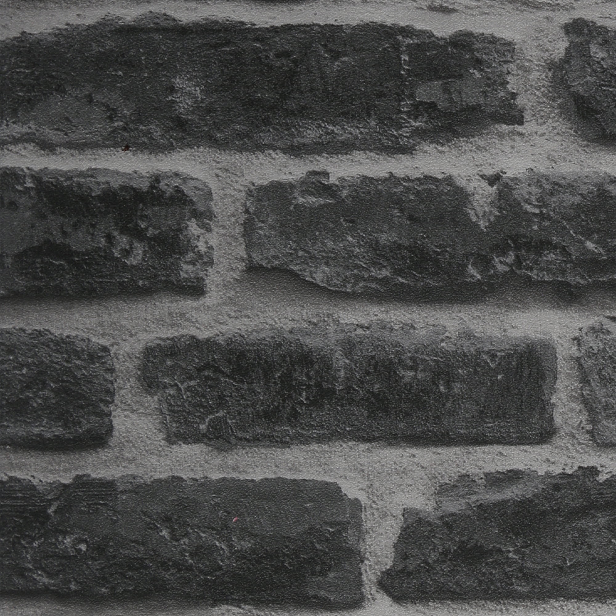 Transform Industrial Brick Charcoal Peel and Stick Wallpaper