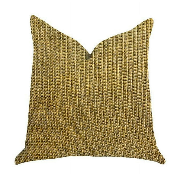 Mustard Seed Luxury Throw Pillow in Dark Yellow, 20 x 26 in. Standard