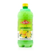 La Fe Jugo de Limon - Natural Lemon Juice Pulp-Free, 32 oz Bottle