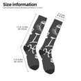 thumbnail image 5 of Balery I Love Coffee Printed Novelty Socks Men's Women's Crew Socks Sports Socks Knee High Socks Cotton Socks Quirky and Cool Socks, 5 of 9