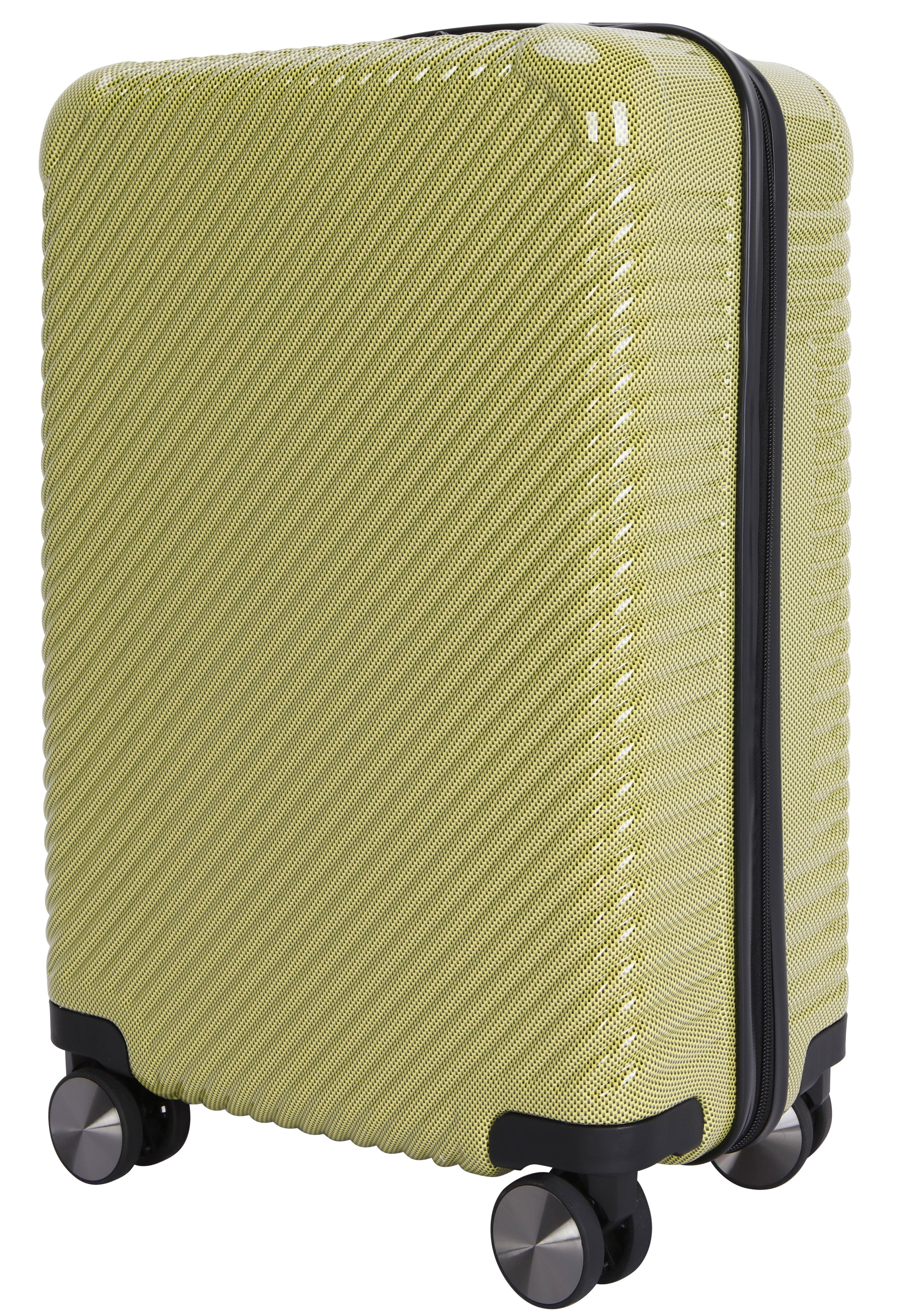 Ecotech Veer 20-inch Hardside Travel ABS Carry-on Luggage, Chartreuse