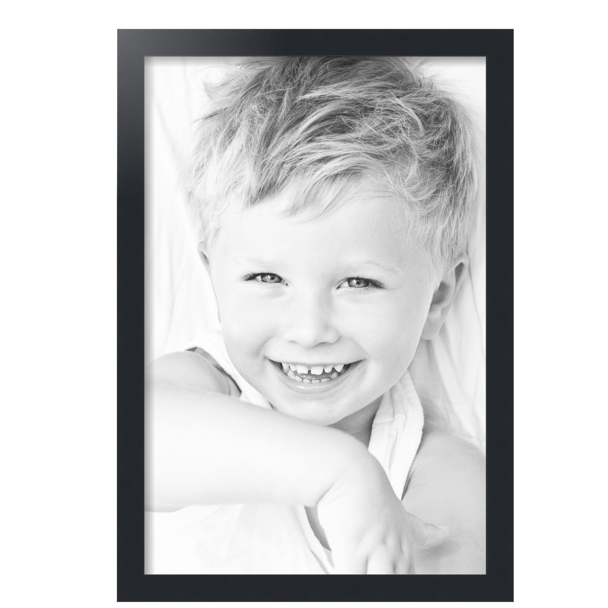ArtToFrames 16" x 24" Black Picture Frame, 16x24 inch Black MDF Poster Frame (WOM-3943), 3 Pack