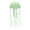 Color:Green, variant on Funny Jellyfish Toy FishTank Accessories Underwater World Floating Decors Cartoon Aquarium Ornaments Toy Mini Jellyfish
