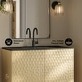 thumbnail image 4 of Bosse 36" Freestanding Bathroom Vanity in Natural Oak with Black Sink Top, 4 of 11