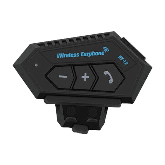 Motorcycle Helmet Headset Wireless Bluetooth Hands-Free Call Kit Stereo Waterproof Music Player for Moto Earphone,1 * Helmet Earphones 1set * accessories,Black