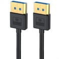 thumbnail image 1 of Cable de Extensión Display Port 1.4 de 3,3 Pies, 90 Grados, DP 8K60Hz 4K144Hz, Cable de Audio y Video para Monitor de Computadora Portátil, Cabezal Recto, 1 of 5