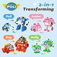 thumbnail image 3 of Robocar POLI Toys, ROY Transforming Robot Toys, 4" Action Figure Vehicles for Ages 3 and up, 3 of 10